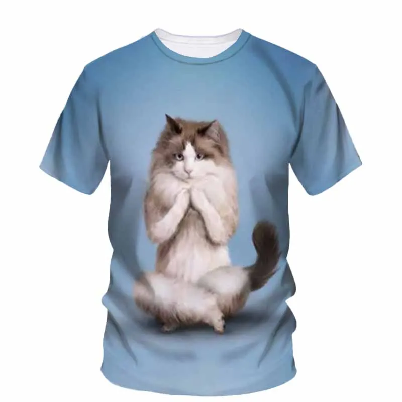 Summer Fashion Fun New Animal Funny Pattern Men's T-shirt Street Harajuku Round Neck Large Short sleeved Top
Summer Fashion Fun New Animal Funny Pattern Men's T-shirt Street Harajuku Round Neck Large Short sleeved Top