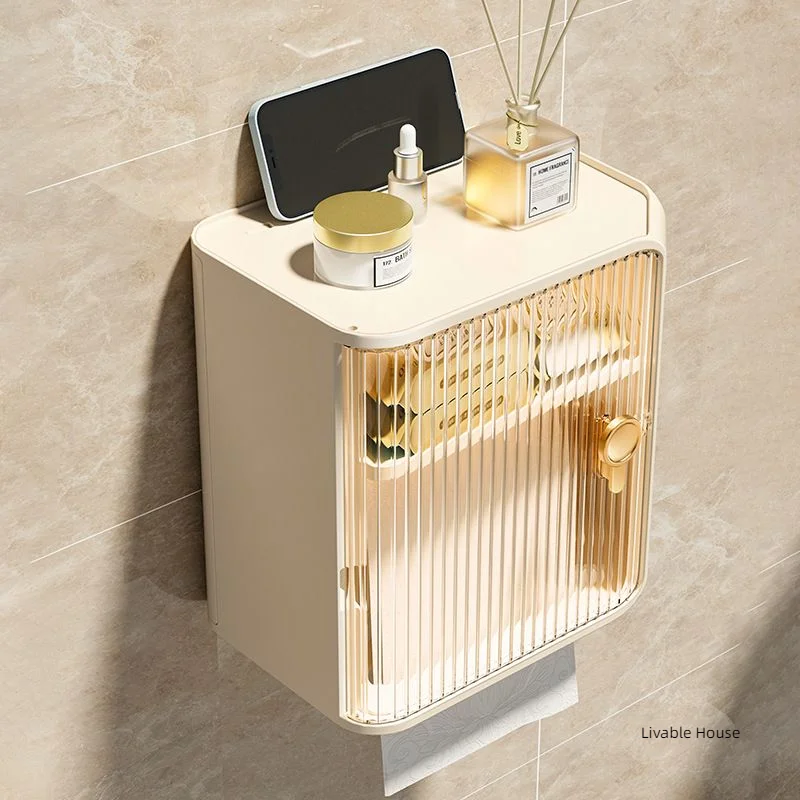 Double layer tissue box toilet toilet toilet paper waterproof and perforated wall hanging paper drawer roll paper storage rack
Double layer tissue box toilet toilet toilet paper waterproof and perforated wall hanging paper drawer roll paper storage rack