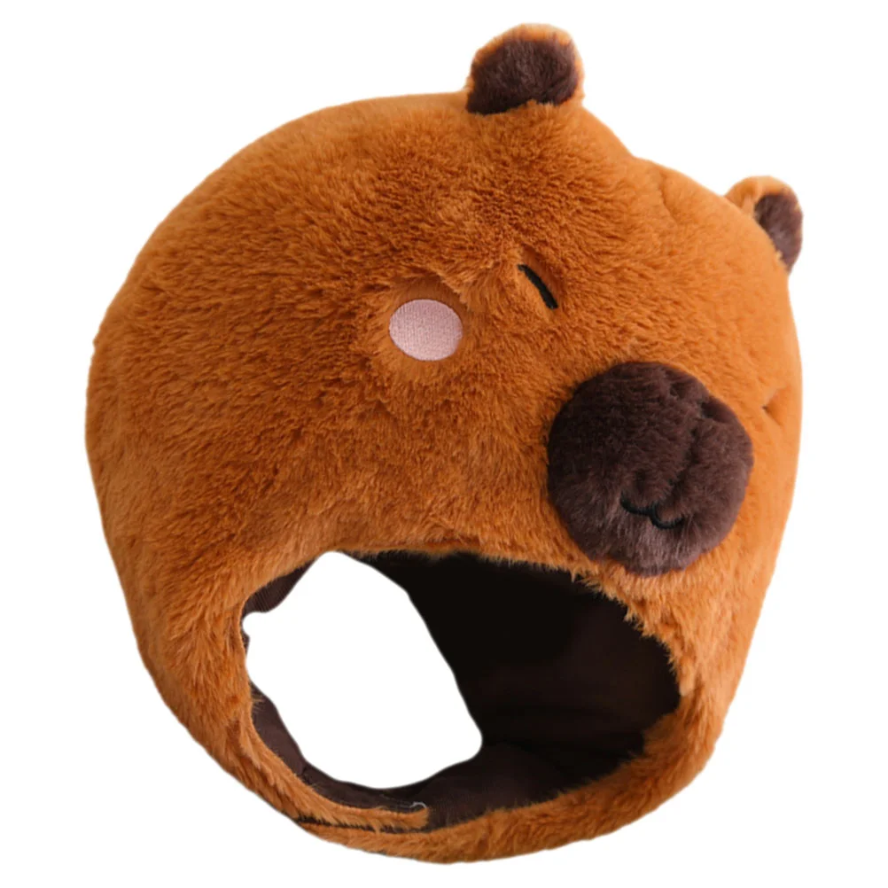 Animal Head Mask Capybara Animal Hat Plush Capybara Cap Cartoon Doll Headwear Stuffed Rodent Hat Christmas Party Cosplay Costume
Animal Head Mask Capybara Animal Hat Plush Capybara Cap Cartoon Doll Headwear Stuffed Rodent Hat Christmas Party Cosplay Costume