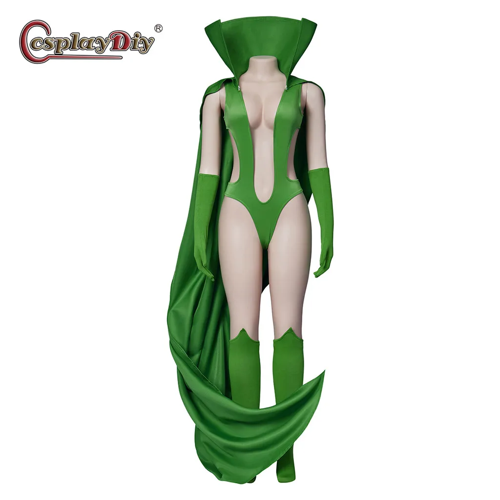 Cosplaydiy Heather Douglas Costume Jumpsuit With Cloak Cape Stockings Full Set Hero Cosplay Green Bodysuit Halloween party suit
Cosplaydiy Heather Douglas Costume Jumpsuit With Cloak Cape Stockings Full Set Hero Cosplay Green Bodysuit Halloween party suit
