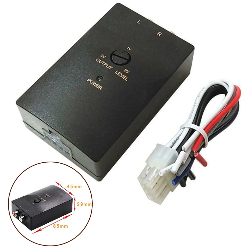 Car Audio High To Low Level Car Speaker RCA-Amplifier Line Output Converter Adapter Audio High To Low Subwoofer Converter
Car Audio High To Low Level Car Speaker RCA-Amplifier Line Output Converter Adapter Audio High To Low Subwoofer Converter
