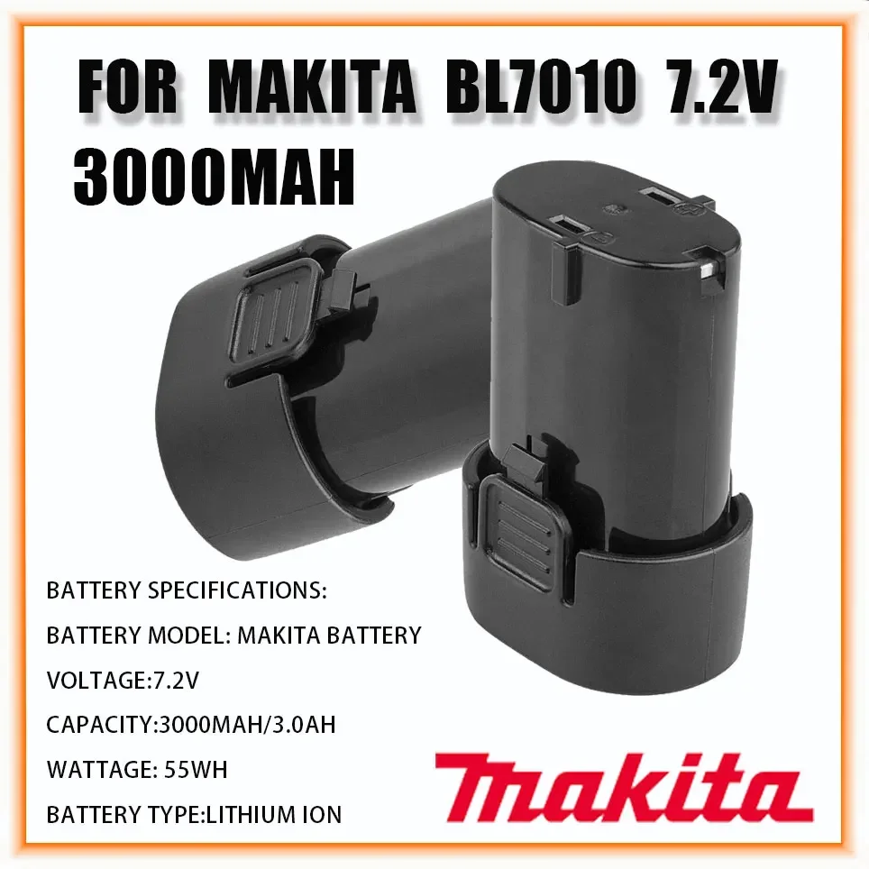 

Сменный литий-ионный аккумулятор BL7010 7,2 в 3000 мАч Makita 194355-4 TD020 TD020D TD020DS DF330D ML704 TD090D электроинструменты