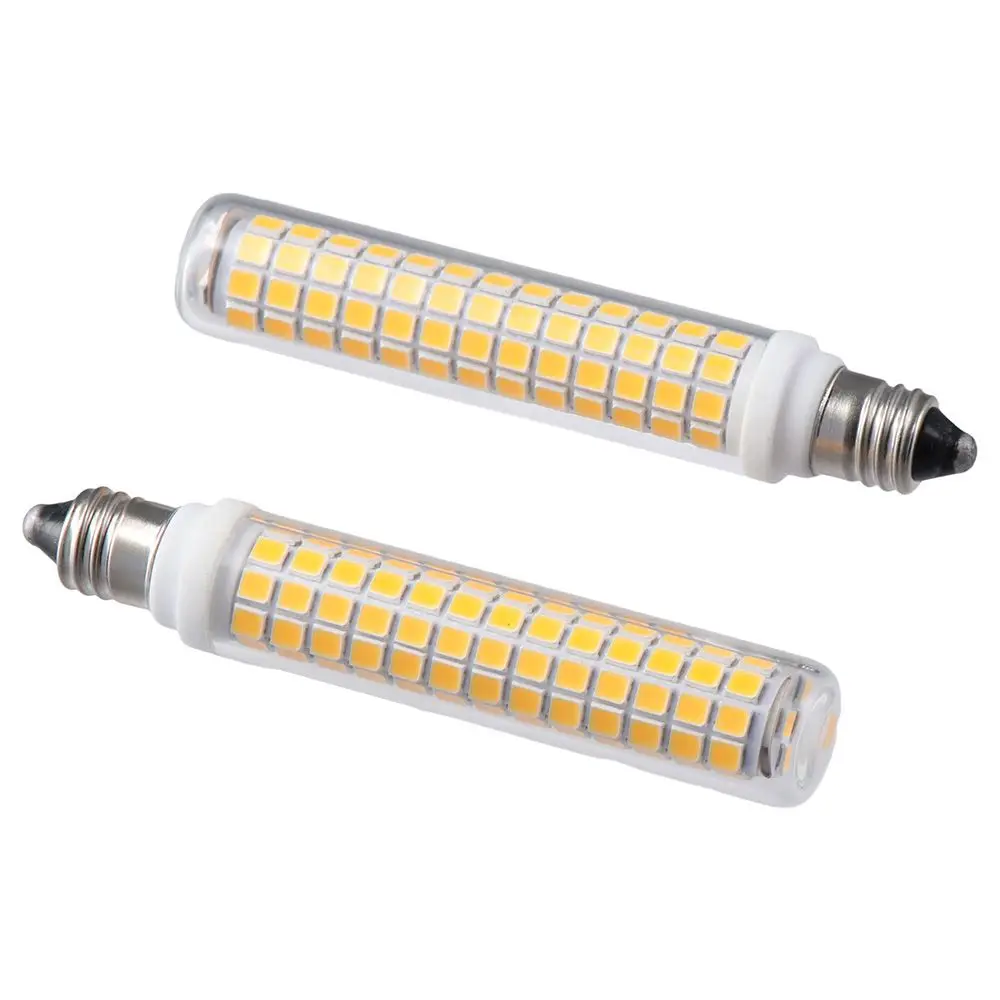 

AC120V for Indoor Decorative Lighting Warm White 1000lm 3000k E11 104*2835 LEDs Mini Candelabra Base Halogen Bulbs Equivalent
