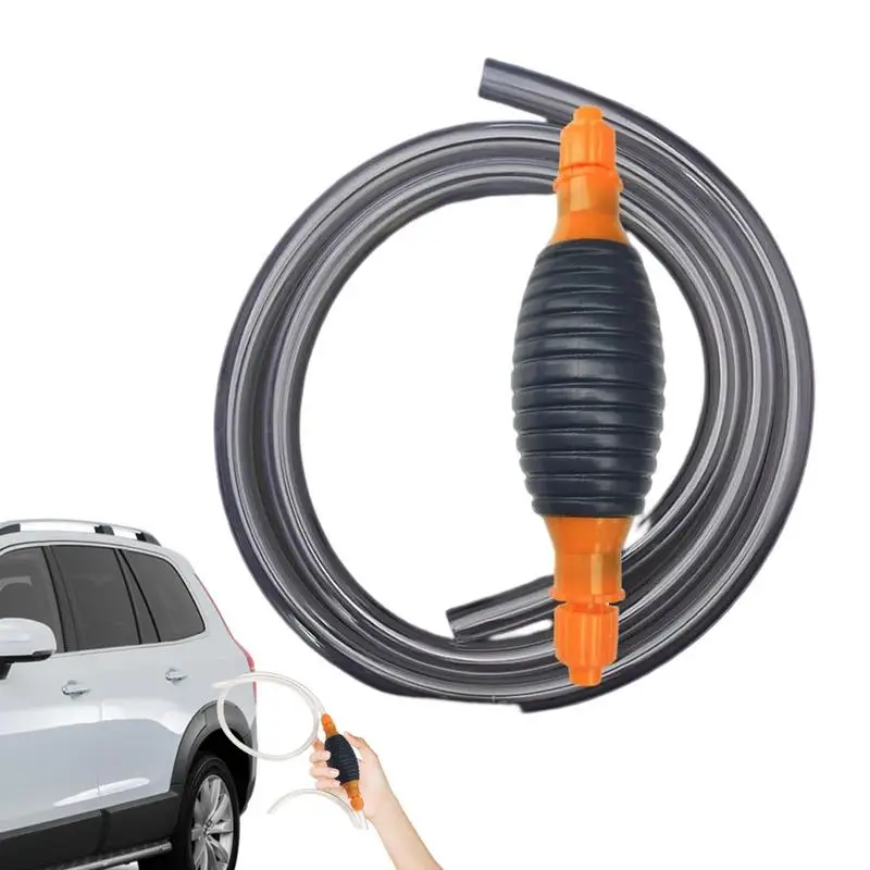 

Car Manual Oil Pump Hand Pump For Diesel Petrol Oil Fluid Portable Oil Transfer Pump With PVC Siphon Hose For Cars Motorcycles