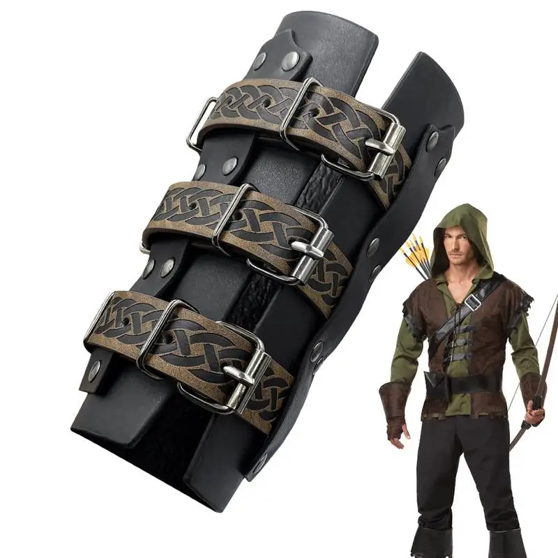 Защитные нарукавники Ретро эпохи Возрождения средневековая стандартная Пряжка для рук мягкие средневековые ранцы для фантазии 
Защитные нарукавники Ретро эпохи Возрождения средневековая стандартная Пряжка для рук мягкие средневековые ранцы для фантазии