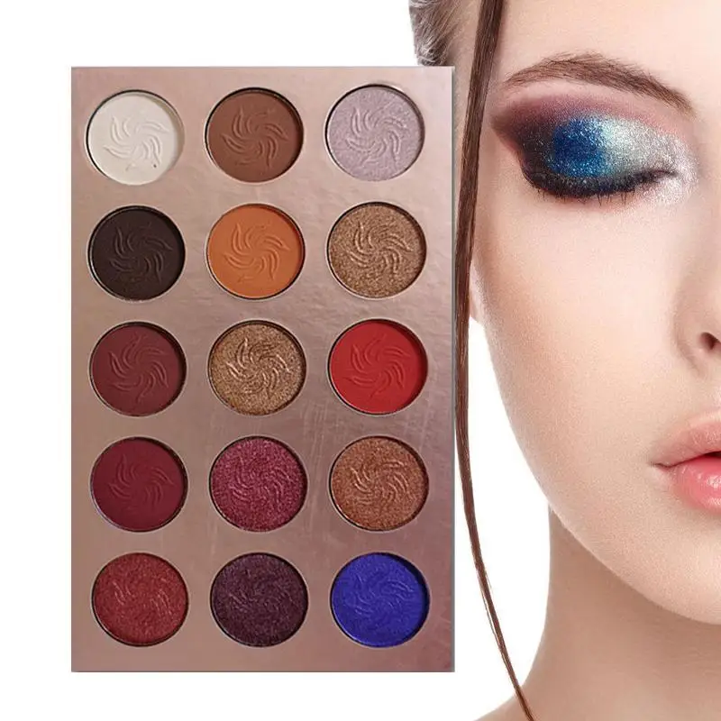 

Eyeshadow Palette 15 Color Glitter Makeup Palette Eyeshadow Beauty Makeup Highlight And Contour Powder Palette For Party Dating