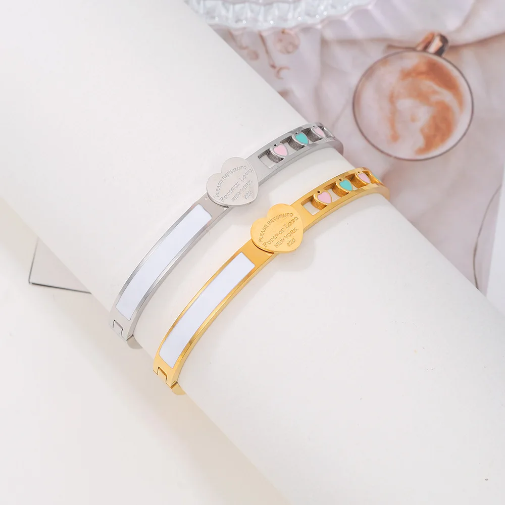 5Pcs Korean Charm Stainless steel LOVE Bracelets for Women Man Personality Open Bangle Simple Bracelet Jewelry Gift Couple
5Pcs Korean Charm Stainless steel LOVE Bracelets for Women Man Personality Open Bangle Simple Bracelet Jewelry Gift Couple