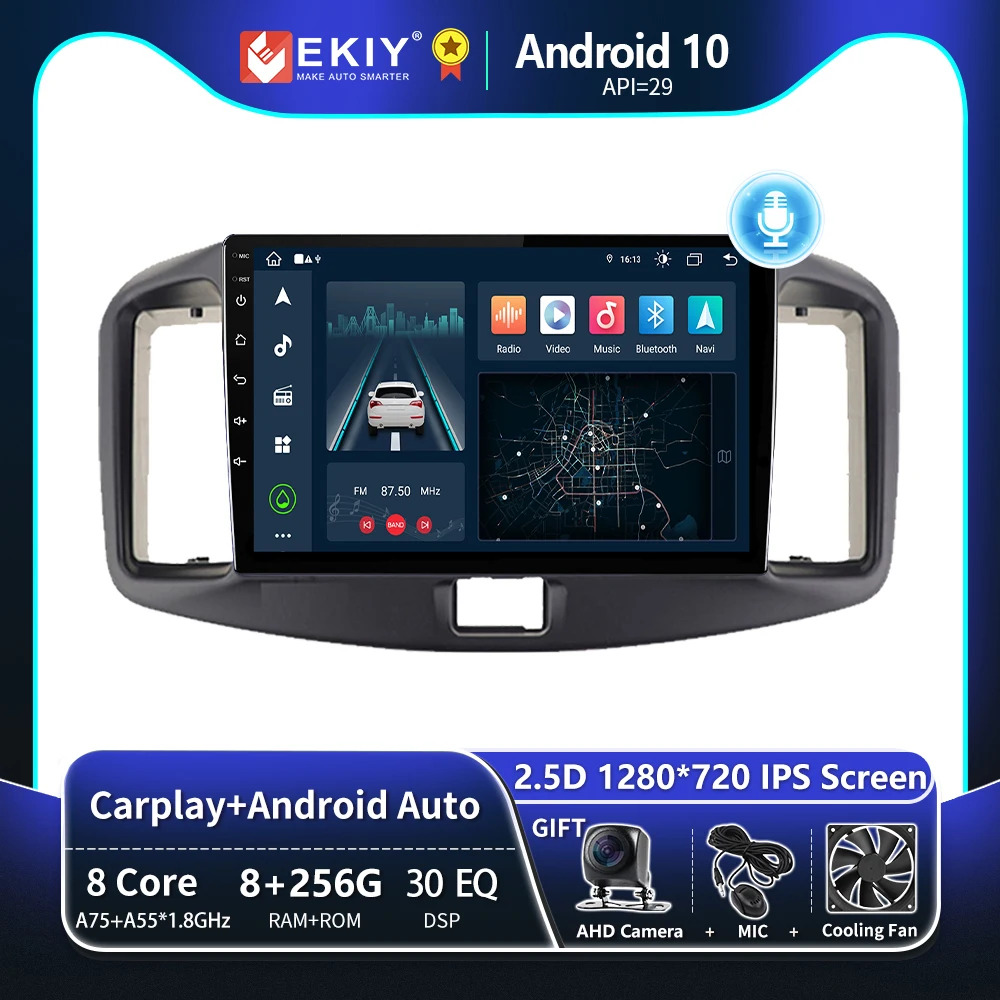 EKIY T8 Autoradio For Toyota DAIHATSU MIRA 2013-2017 Android 10 Car Radio Multimedia Player GPS Navigation Carplay No 2 Din DVD
EKIY T8 Autoradio For Toyota DAIHATSU MIRA 2013-2017 Android 10 Car Radio Multimedia Player GPS Navigation Carplay No 2 Din DVD