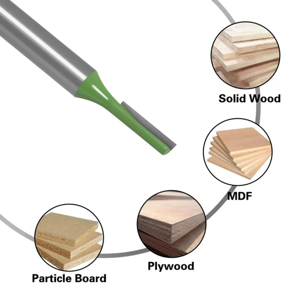 4pcs 6mm Shank Router Bit YG8 Engraving Milling Cutters Wood Carving Flute Straight Router Bit For Wood Slotting Bottom Digging
4pcs 6mm Shank Router Bit YG8 Engraving Milling Cutters Wood Carving Flute Straight Router Bit For Wood Slotting Bottom Digging