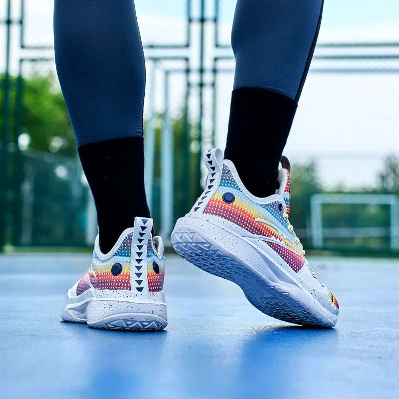 Sapatos de basquete masculino marca designer tendência tênis cushioing real sapatos de treinamento de basquete crianças sapatos esportivos ao ar livre Sapatos de basquete masculino marca designer tendência tênis cushioing real sapatos de treinamento de basquete crianças sapatos esportivos ao ar livre