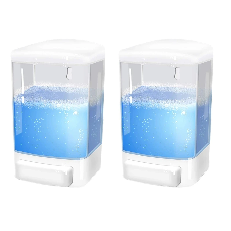 2X Manual Soap Dispenser 1000Ml Wall Mount Soap Dispenser Bathroom Commercial Soap Dispenser For Kitchen Restaurant
2X Manual Soap Dispenser 1000Ml Wall Mount Soap Dispenser Bathroom Commercial Soap Dispenser For Kitchen Restaurant