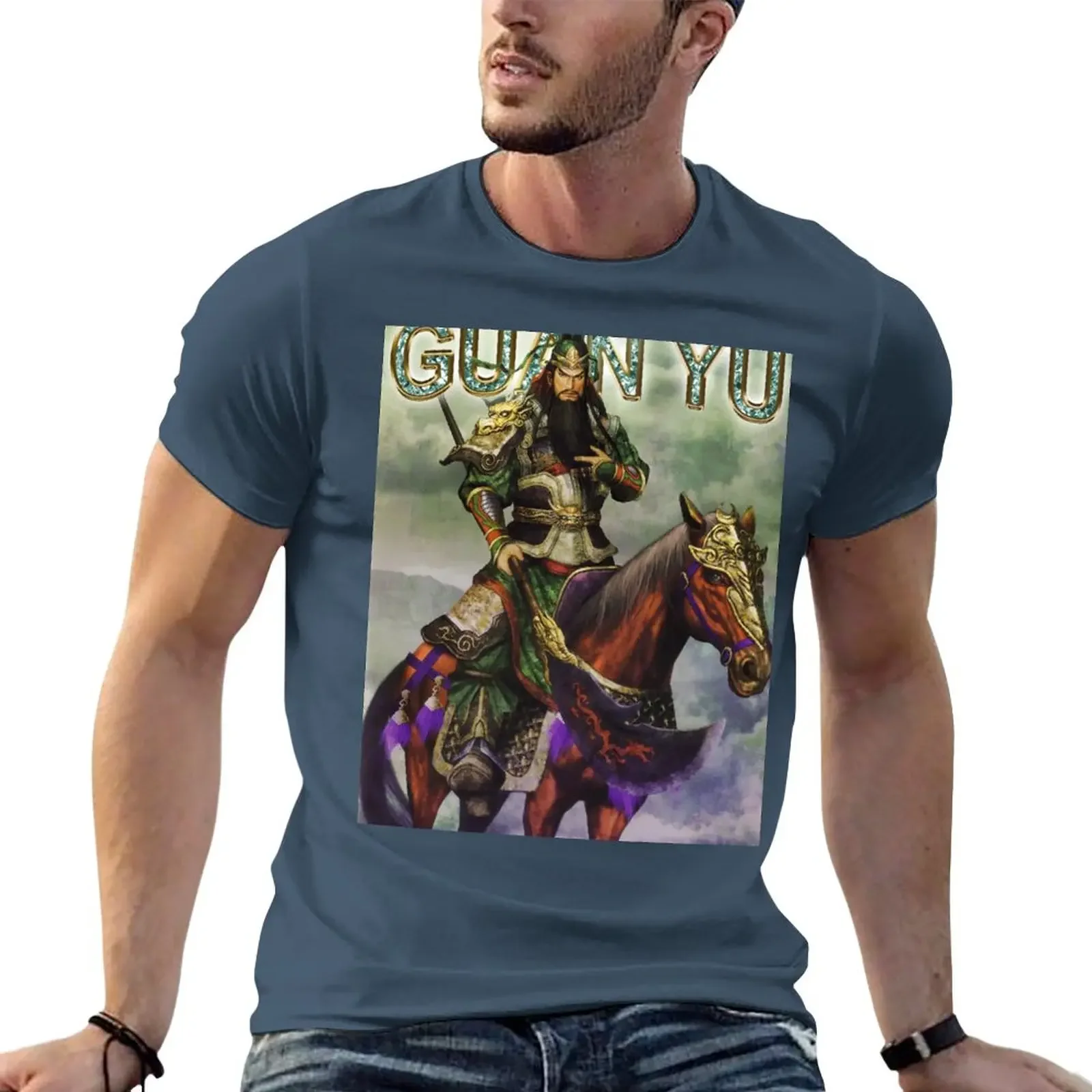 

Guan Yu Rap Bootleg T-Shirt quick-drying funnys customs mens big and tall t shirts