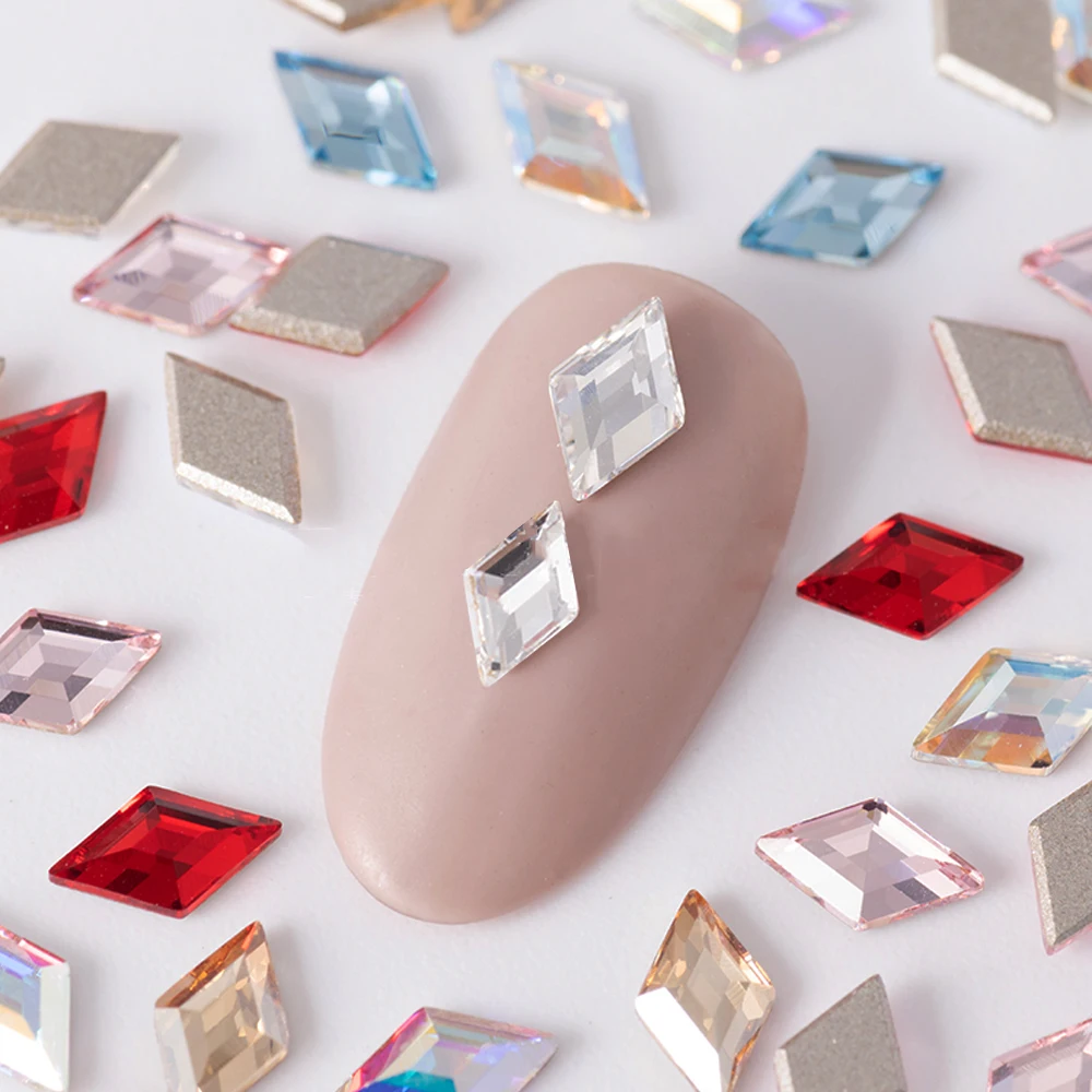 3x5mm 100pcs Rhombus Shape Nail Charms Rhinestone Multi-colors Non Hotfixed Nails Crystal Stones for 3D DIY Nail Art Accessories 
3x5mm 100pcs Rhombus Shape Nail Charms Rhinestone Multi-colors Non Hotfixed Nails Crystal Stones for 3D DIY Nail Art Accessories
