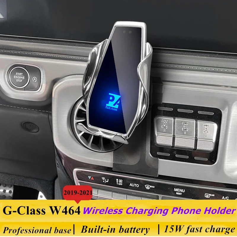 2019-2021 For Mercedes Benz G-Class W464 Phone Holder Wireless Charger Car Phone Mount Navigation Bracket GPS Support 360
2019-2021 For Mercedes Benz G-Class W464 Phone Holder Wireless Charger Car Phone Mount Navigation Bracket GPS Support 360