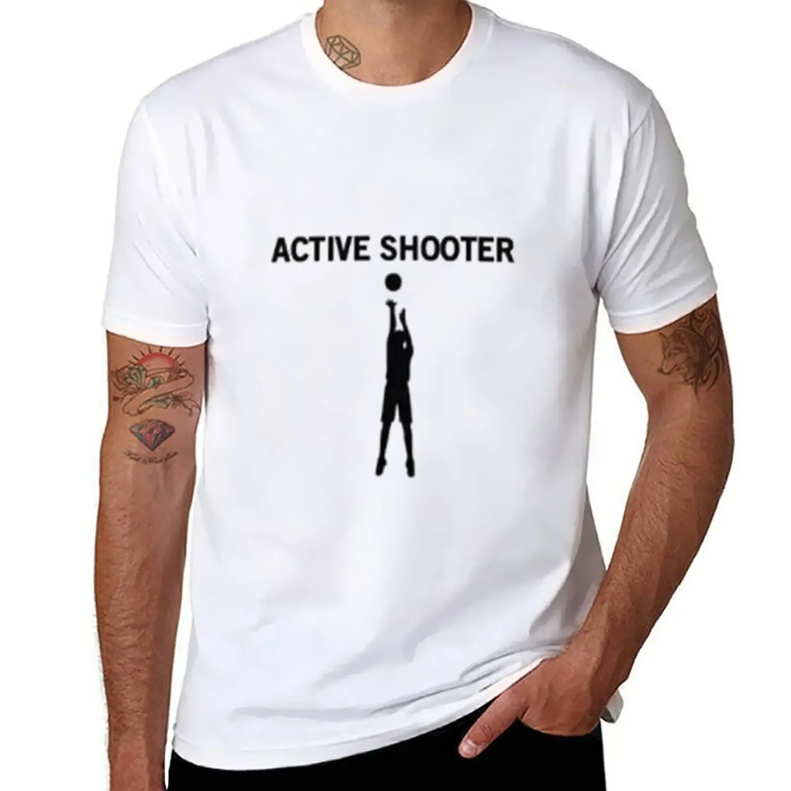 

Active Shooter T-Shirt Aesthetic clothing customizeds mens graphic t-shirts anime