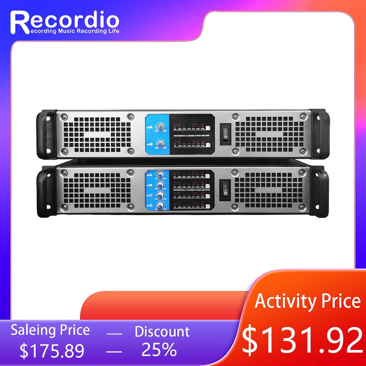 GAP-602 Professional 2 Channel Audio High Power Amplifier for Outdoor Stage Amplifier
GAP-602 Professional 2 Channel Audio High Power Amplifier for Outdoor Stage Amplifier