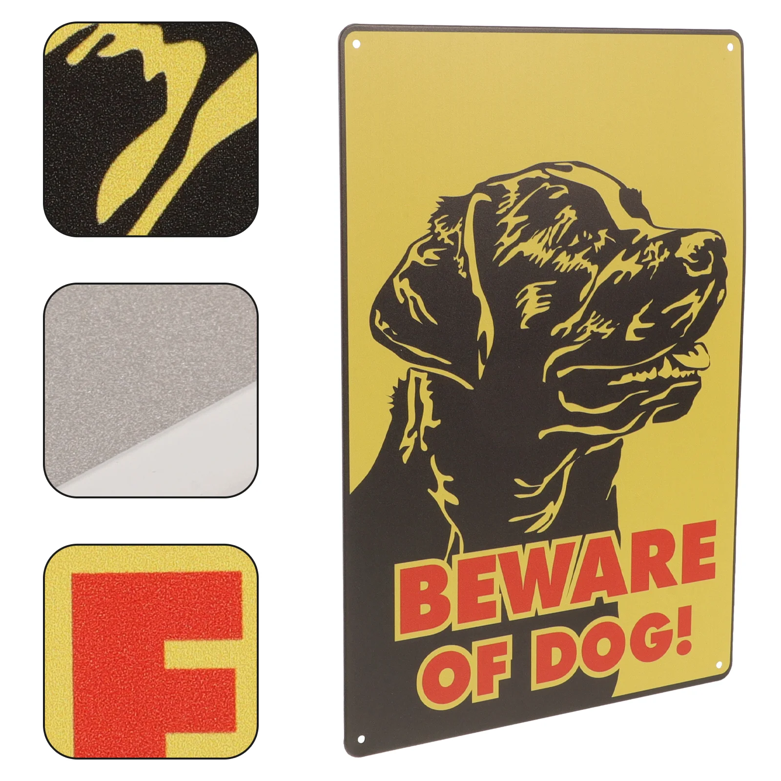 

Beware of Dog Warning Sign Signs Funny Decorative Painting/hanging Picture For Fence Iron Caution Board Yard