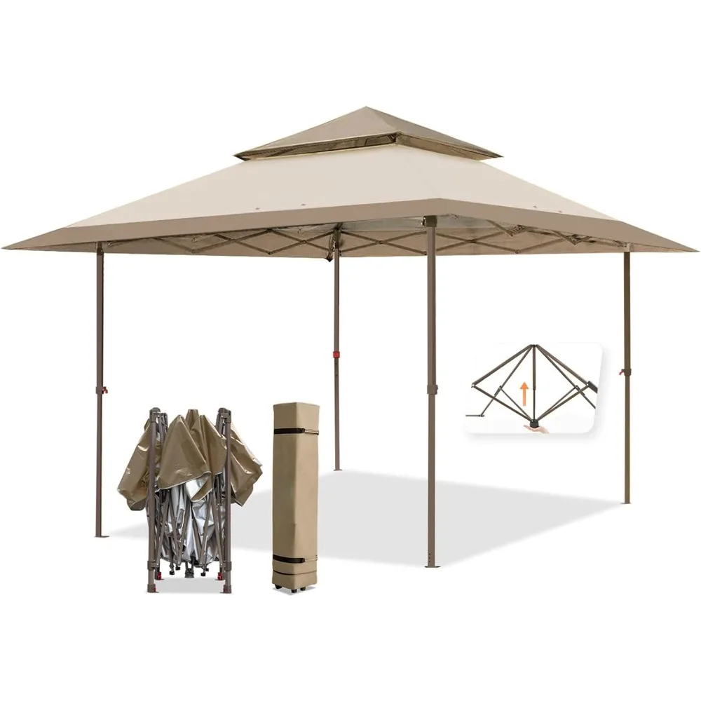 

Straight Leg Pop Up Canopy Tent, Instant Outdoor Canopy, Easy Single Person, Set-up Folding Shelter, Free Shipping, 13x13