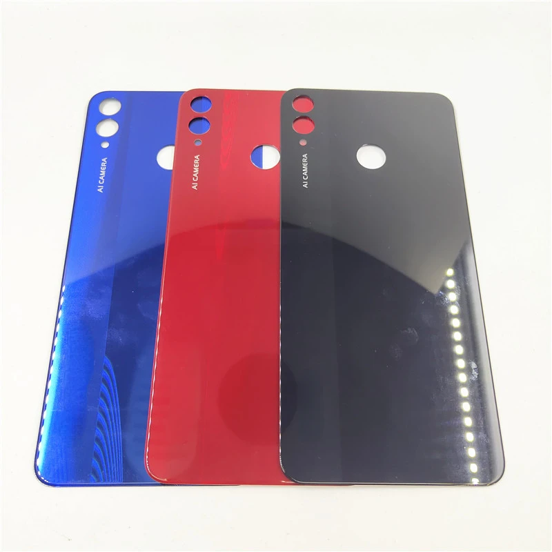 

10Pcs/Lot For Huawei Honor 8X 8 X Back Battery Cover Rear Glass Panel Door Housing Case Repair parts+Adhesive Sticker