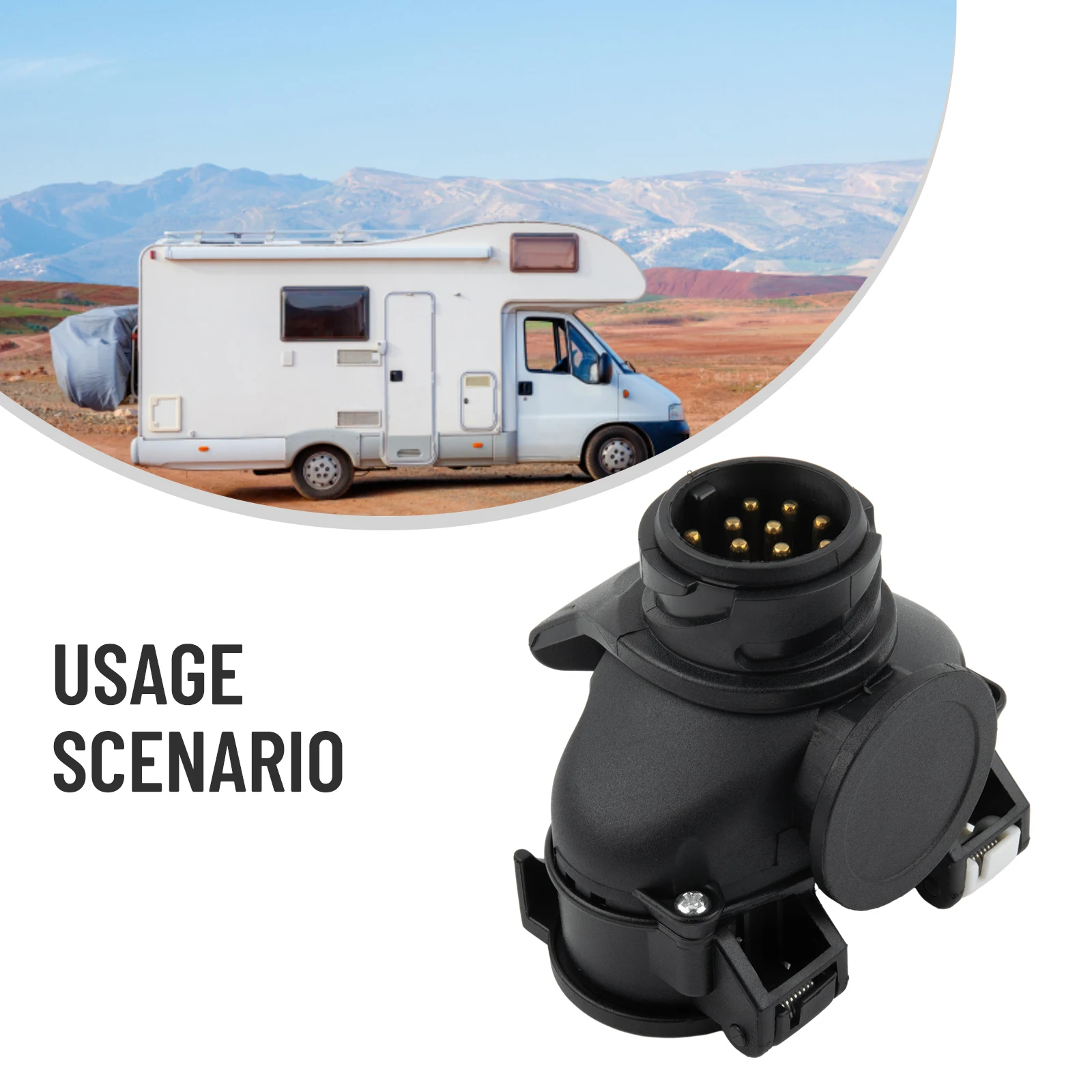 Towing Bar Adapter 13 Pin Plug (car) To Twin 7 Pin N&S Type Socket (trailer/caravan) Towing Bar Adapter For UK Standard Trail
Towing Bar Adapter 13 Pin Plug (car) To Twin 7 Pin N&S Type Socket (trailer/caravan) Towing Bar Adapter For UK Standard Trail