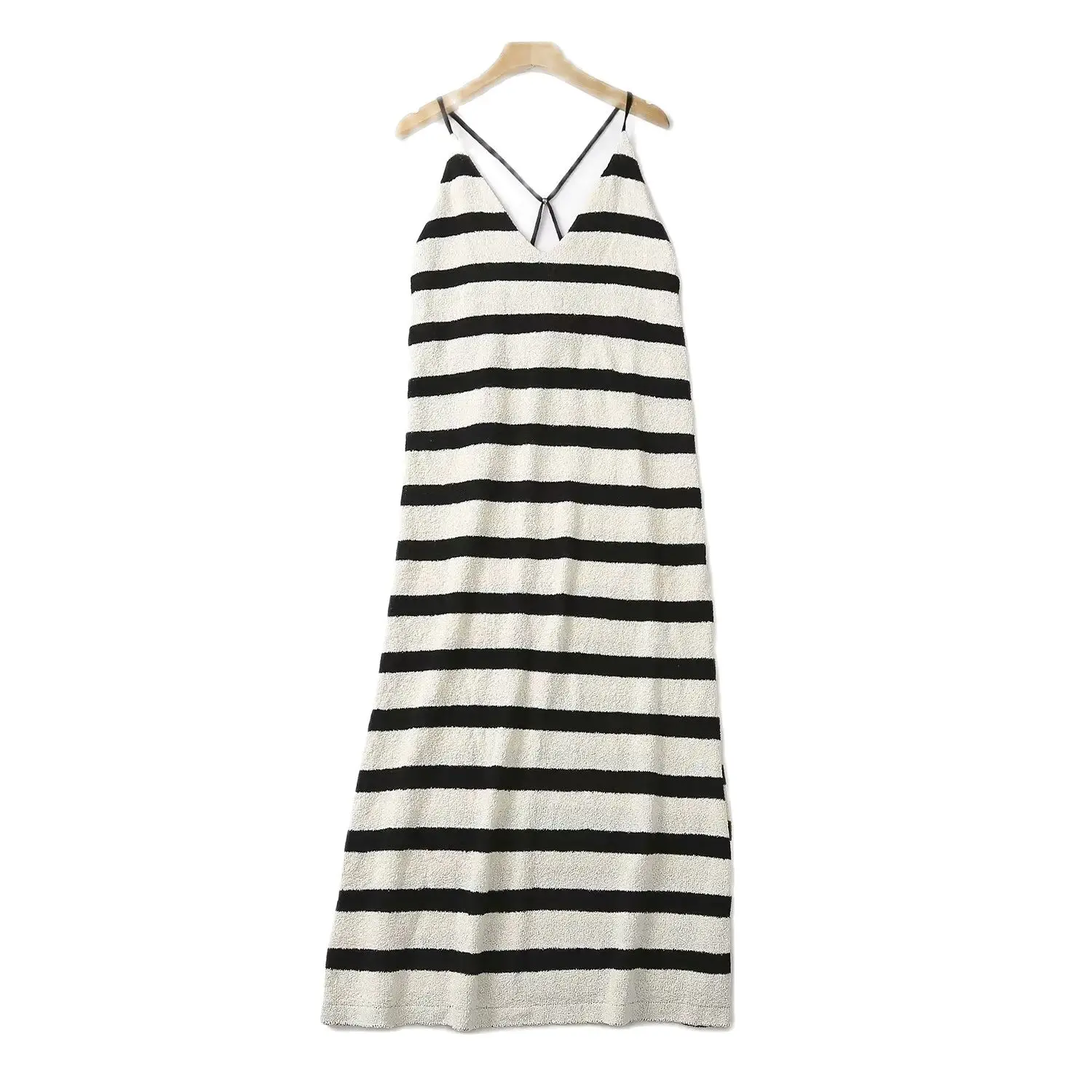 Women Autumn 2023 New Fashion All-match Striped Dress Chic Backless Split Dress Casual Slip Skirt Vestidos Mujer
Women Autumn 2023 New Fashion All-match Striped Dress Chic Backless Split Dress Casual Slip Skirt Vestidos Mujer