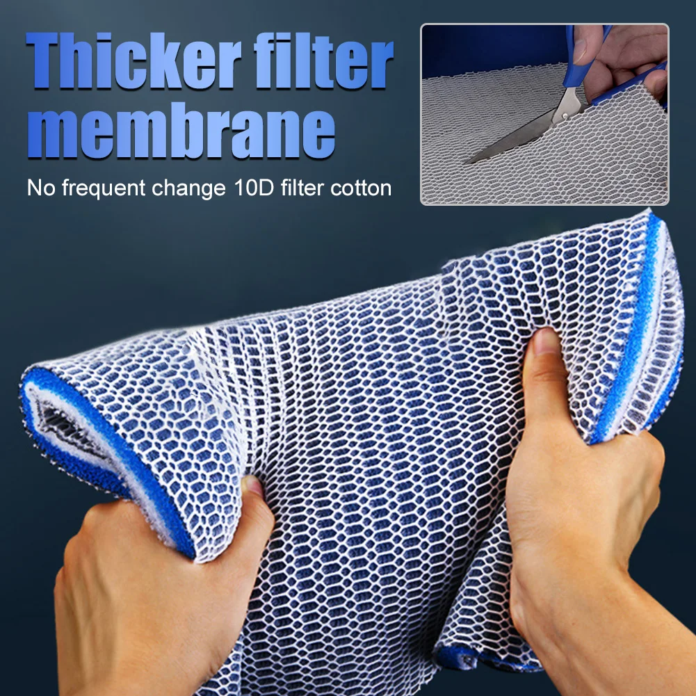 Thickened 10D8D Filter Cotton Sponge Washable Aquarium Water Purification Biochemical Cotton Filter Fish Tank Filter Cotton 2PCS
Thickened 10D8D Filter Cotton Sponge Washable Aquarium Water Purification Biochemical Cotton Filter Fish Tank Filter Cotton 2PCS