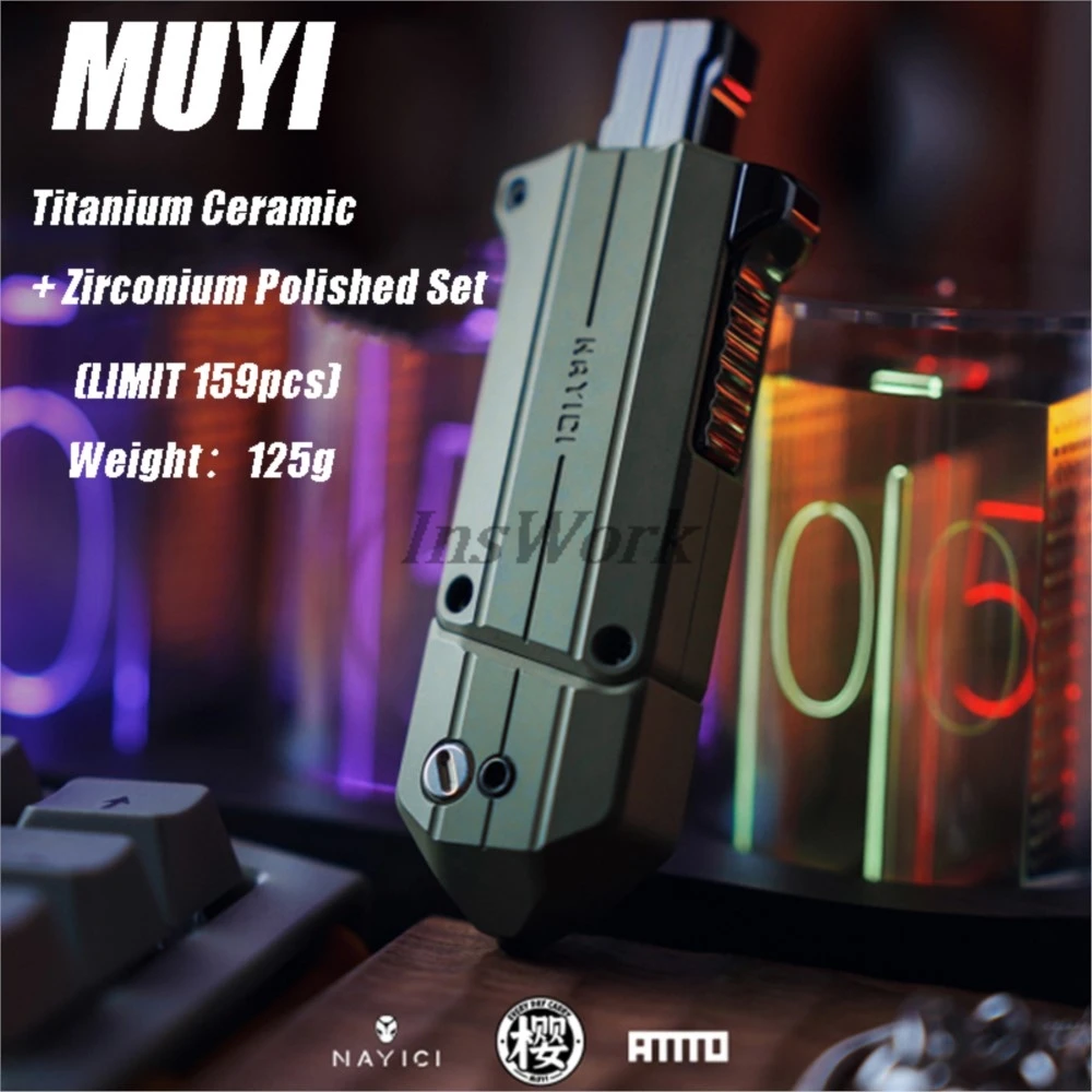 MUYI Titanium Ceramic Zirconium Polishing Set Haptic Fidget Fidget Slider LIMIT 159pcs
MUYI Titanium Ceramic Zirconium Polishing Set Haptic Fidget Fidget Slider LIMIT 159pcs