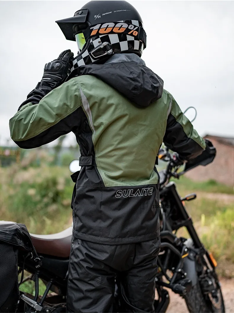 New Motorcycle Raincoat Waterproof Jacket Men Women Rain Cover Rider Raincoat for Motorcyclist Hiking Camping Fishing Clothing 65 Sa496fc1517d74c2f8349e35a488ccc290