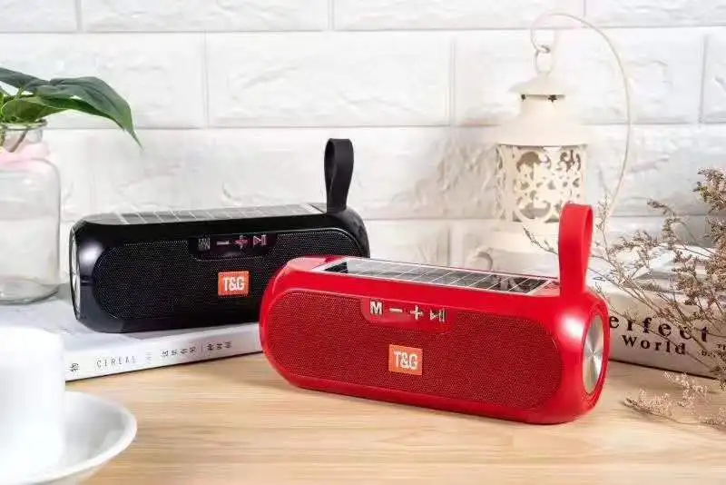 Altavoz Bluetooth con carga Solar TG182 para conducción al aire libre, altavoces portátiles con tarjeta de memoria, interconexión TWS, regalo para hombre y mujer Altavoz Bluetooth con carga Solar TG182 para conducción al aire libre, altavoces portátiles con tarjeta de memoria, interconexión TWS, regalo para hombre y mujer