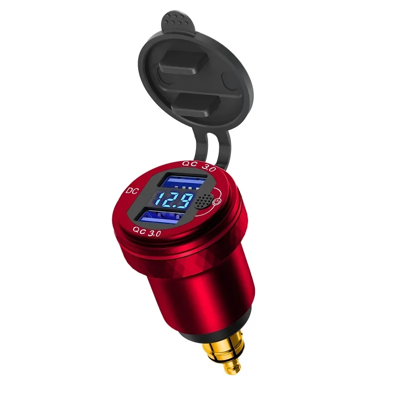 For BMW Ducati Triumph Motorcycle DIN Plug to USB C PD 3.0 QC 3.0 USB Charger Power Adapter Voltmeter with ON-Off Switch
For BMW Ducati Triumph Motorcycle DIN Plug to USB C PD 3.0 QC 3.0 USB Charger Power Adapter Voltmeter with ON-Off Switch