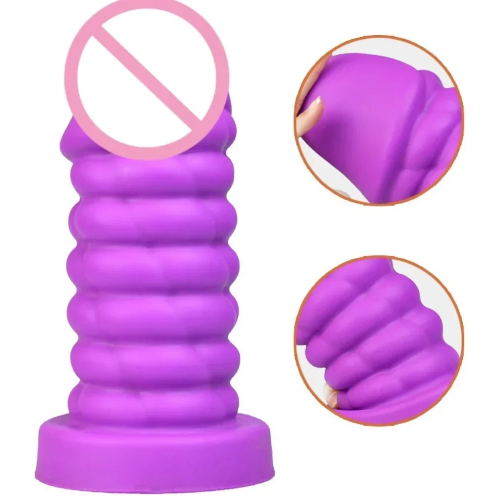 

Xxl Huge Dildo Anal Plug Expander Soft Silicone Large Penis Suction Cup Butt Plug Masturbation Sex Toy for Women/man Adult 18