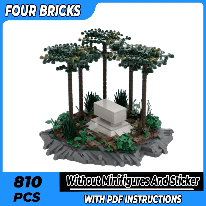 

Popular Movies Magical School Model Moc Building Bricks White Tomb Technology Modular Blocks Gift Christmas Toy DIY Set Assembly