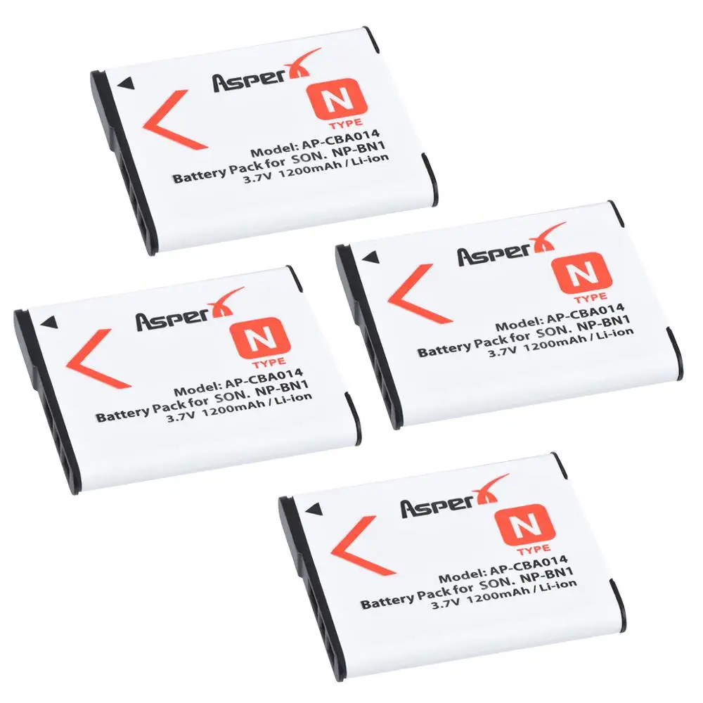 

4x 1200mAh NP BN1 NPBN1 NP-BN1 Battery Bateria For Sony DSC TX9 T99 WX5 TX7 TX5 W390 W380 W350 W320 W360 QX100 W370 W730 W150