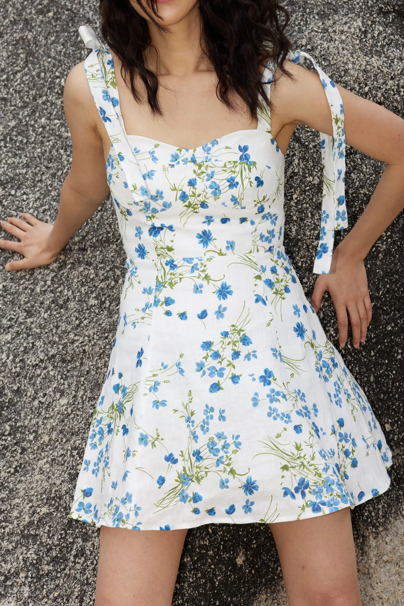 Women Flower Printed Spaghetti Strap Slim Fit Sling Lace-up Slip Linen Mini Dress
Women Flower Printed Spaghetti Strap Slim Fit Sling Lace-up Slip Linen Mini Dress