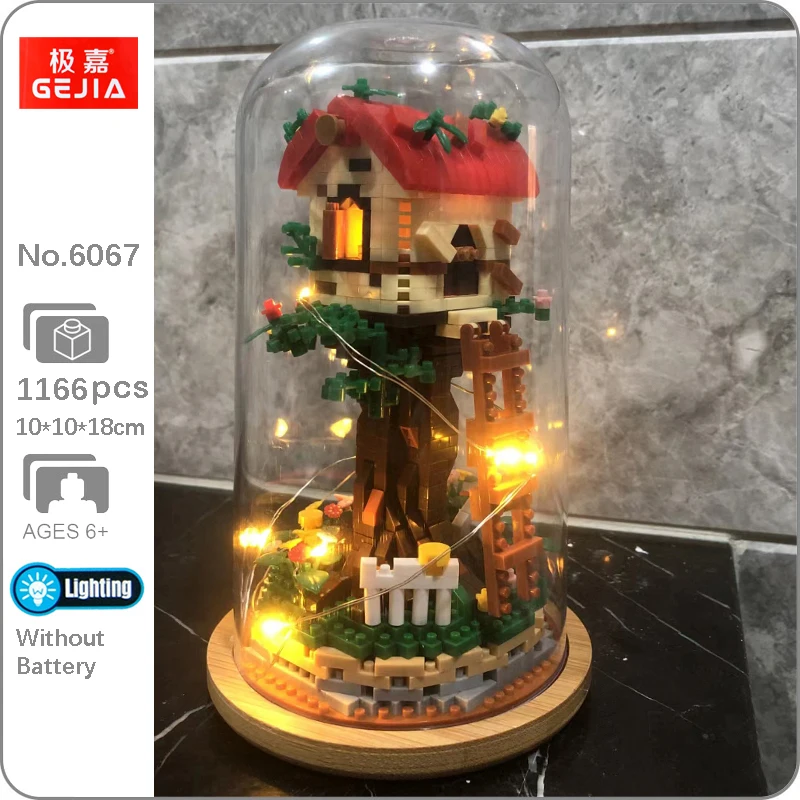 Gejia 6067 романтический дом с деревом, лес, сад, светодиодный дисплей, фотография, бриллиантовые мини-блоки, кирпичи, строительные игрушки для детей в коробке 
Gejia 6067 романтический дом с деревом, лес, сад, светодиодный дисплей, фотография, бриллиантовые мини-блоки, кирпичи, строительные игрушки для детей в коробке