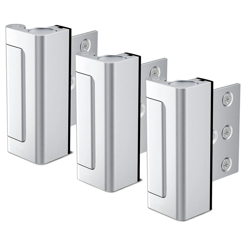 3Pcs Aluminium Alloy U Door Reinforcement Lock 3Inch Security Door Lock Home Proof Door Stopper
3Pcs Aluminium Alloy U Door Reinforcement Lock 3Inch Security Door Lock Home Proof Door Stopper