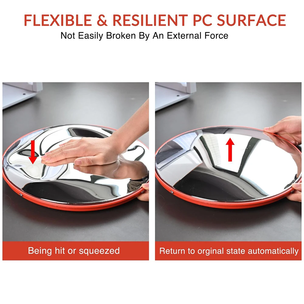 Durable And Practical High Quality Brand New Convex Mirror Wall-mounted 1 Pcs 12 5/8" X 3 1/8" 17 11/16" X 3 1/8" PP & PC
Durable And Practical High Quality Brand New Convex Mirror Wall-mounted 1 Pcs 12 5/8" X 3 1/8" 17 11/16" X 3 1/8" PP & PC