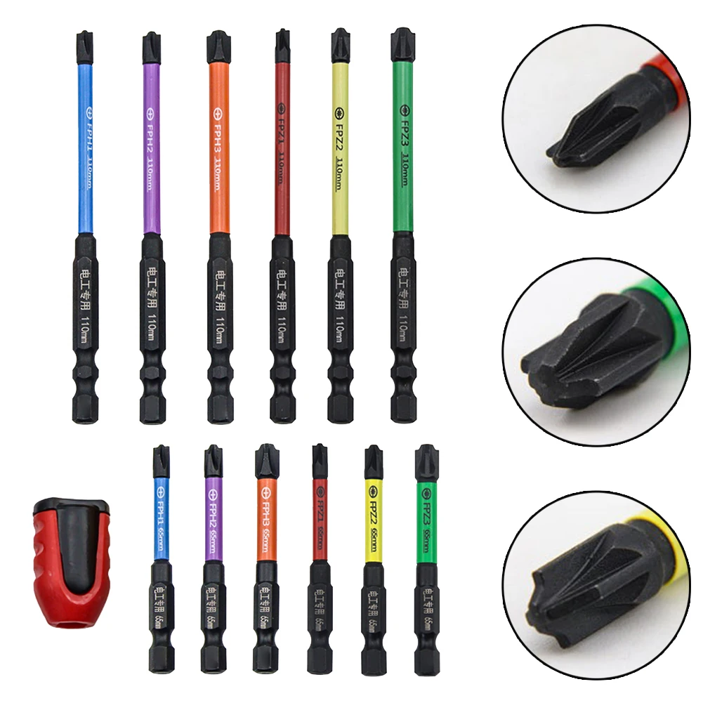 4 Pcs/Set Magnetic Special Cross Screwdriver Bit FPH FPZ Nutdrivers Batch-Head 65/110mm For Socket Switch With Magnetic Ring
4 Pcs/Set Magnetic Special Cross Screwdriver Bit FPH FPZ Nutdrivers Batch-Head 65/110mm For Socket Switch With Magnetic Ring