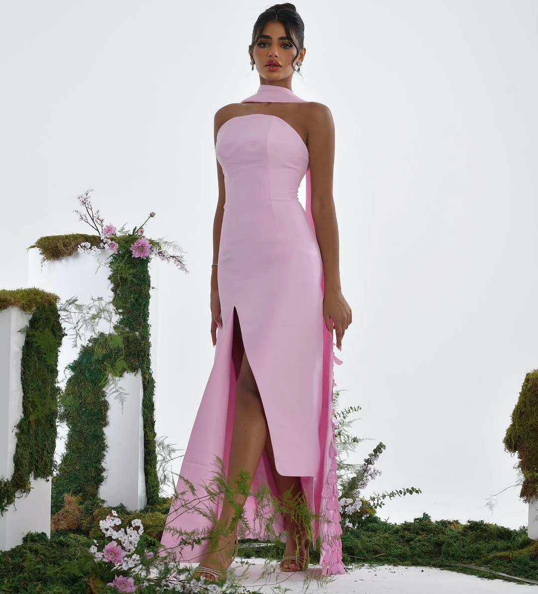 Fashionvane Modern Asymmetrical Side Slit Sexy Prom Dresses with 3D-Applique Wraps Vestidos De Noche Zipper Back Evening Dress
Fashionvane Modern Asymmetrical Side Slit Sexy Prom Dresses with 3D-Applique Wraps Vestidos De Noche Zipper Back Evening Dress