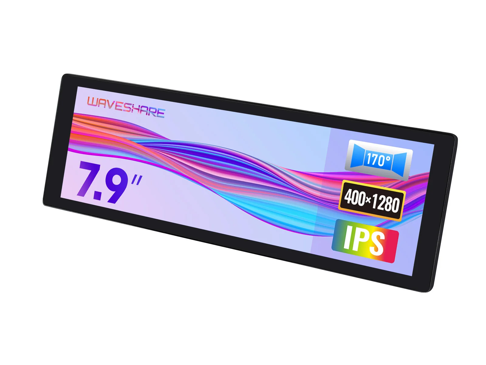 7,9 дюймовый IPS-дисплей Waveshare, 400 × 1280 панель из закаленного стекла, интерфейс HDMI, дополнительный сенсор, поддерживает все Raspberry Pi
7,9 дюймовый IPS-дисплей Waveshare, 400 × 1280 панель из закаленного стекла, интерфейс HDMI, дополнительный сенсор, поддерживает все Raspberry Pi