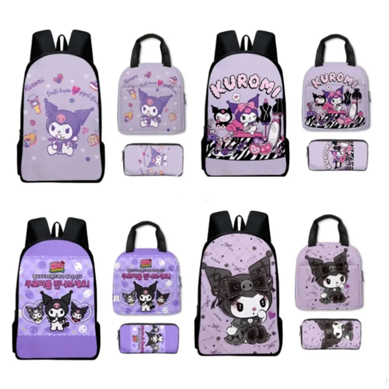 Sanrio Kuromi 3 шт. рюкзак с 3D принтом сумка для учеников начальной школы детская сумка для ланча пенал вместительный спортивный рюкзак
Sanrio Kuromi 3 шт. рюкзак с 3D принтом сумка для учеников начальной школы детская сумка для ланча пенал вместительный спортивный рюкзак