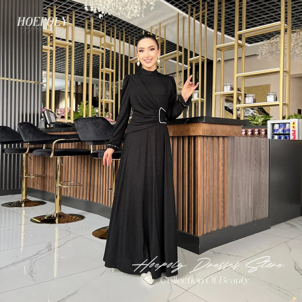Hoepoly Chiffon A-line Scoop Neckline Formal Occasion Party Dress Ruffle Floor-length Prom Gowns Arabic Prom Evening Dresses
Hoepoly Chiffon A-line Scoop Neckline Formal Occasion Party Dress Ruffle Floor-length Prom Gowns Arabic Prom Evening Dresses