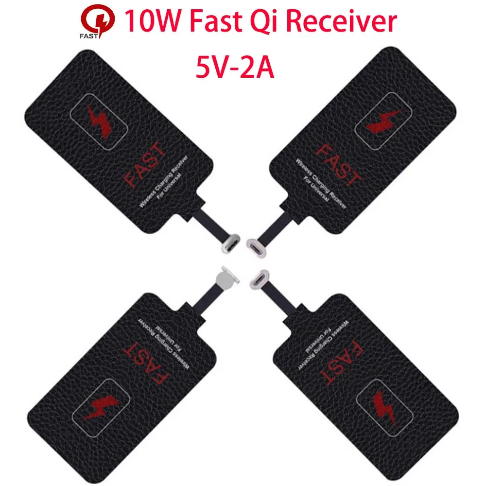 Max 10W 5V 2A Qi Wireless Charging Receiver Coil Universal Type-C Micro USB Port For iPhone 5 6 7plus Huawei Samsung Xiaomi 
Max 10W 5V 2A Qi Wireless Charging Receiver Coil Universal Type-C Micro USB Port For iPhone 5 6 7plus Huawei Samsung Xiaomi