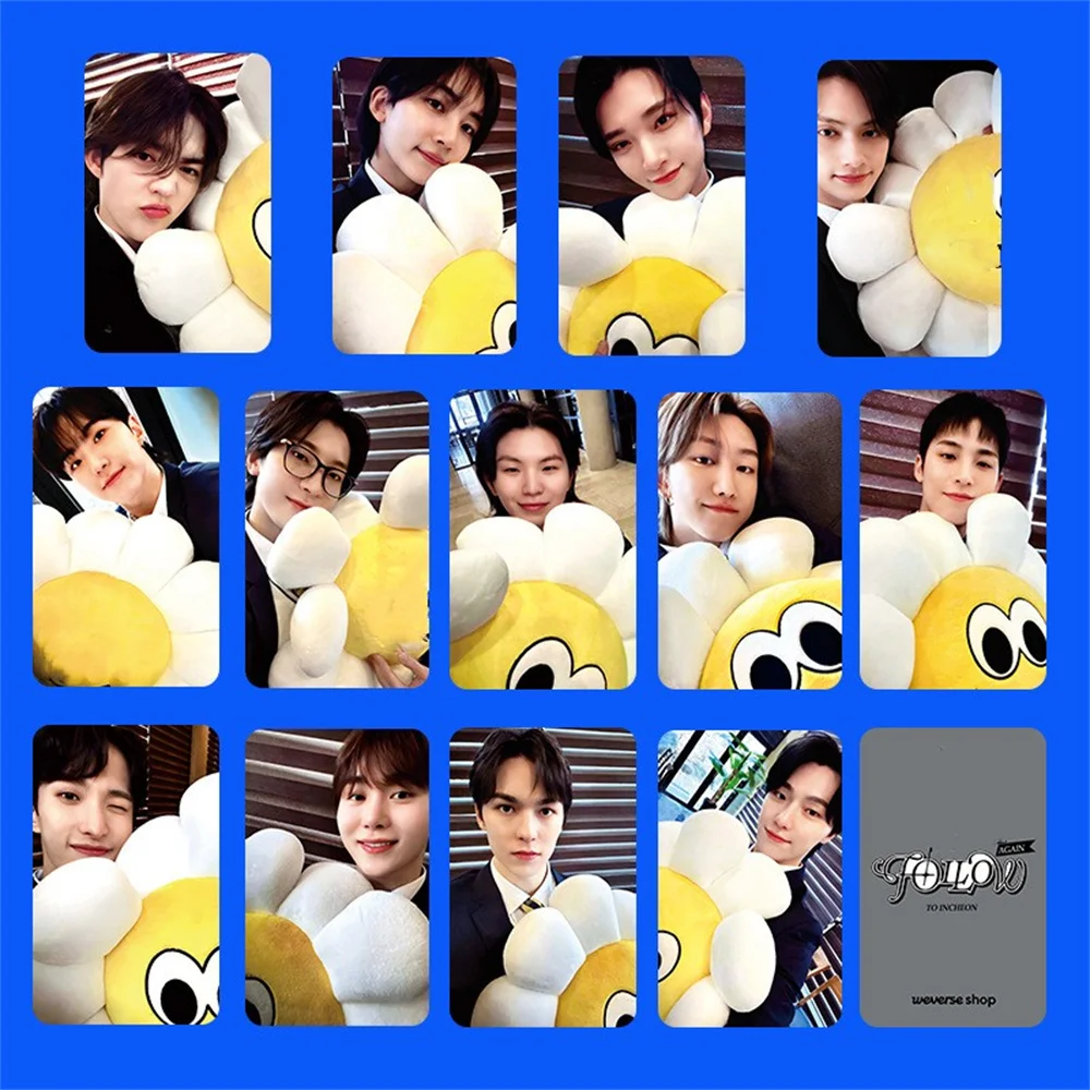 Kpop 17 Album Follow Again Photocards 13pcs/Set Jeonghan Wonwoo Double Sides Printing Korean Style LOMO Card Fan Collection Gift
Kpop 17 Album Follow Again Photocards 13pcs/Set Jeonghan Wonwoo Double Sides Printing Korean Style LOMO Card Fan Collection Gift