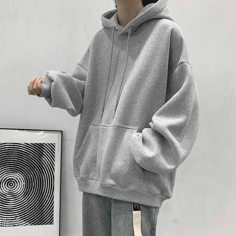 Solid Color Oversize Hoodie Men Autumn and Winter Fleece Male Casual Sweatshirts Streetwear Korean Fashion Hip Hop Hoodies
Solid Color Oversize Hoodie Men Autumn and Winter Fleece Male Casual Sweatshirts Streetwear Korean Fashion Hip Hop Hoodies