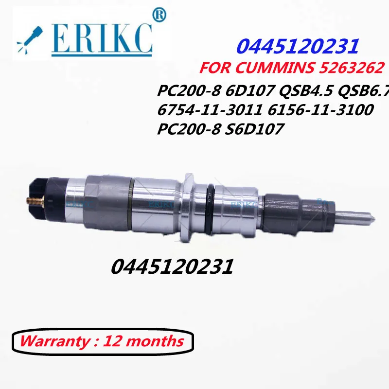 ERIKC 0445120231 PC200-8 6D107 QSB4.5 QSB6.7 топливный инжектор общей топливной магистрали CUMMINS 5263262 0445120059 6156-11-3100
ERIKC 0445120231 PC200-8 6D107 QSB4.5 QSB6.7 топливный инжектор общей топливной магистрали CUMMINS 5263262 0445120059 6156-11-3100