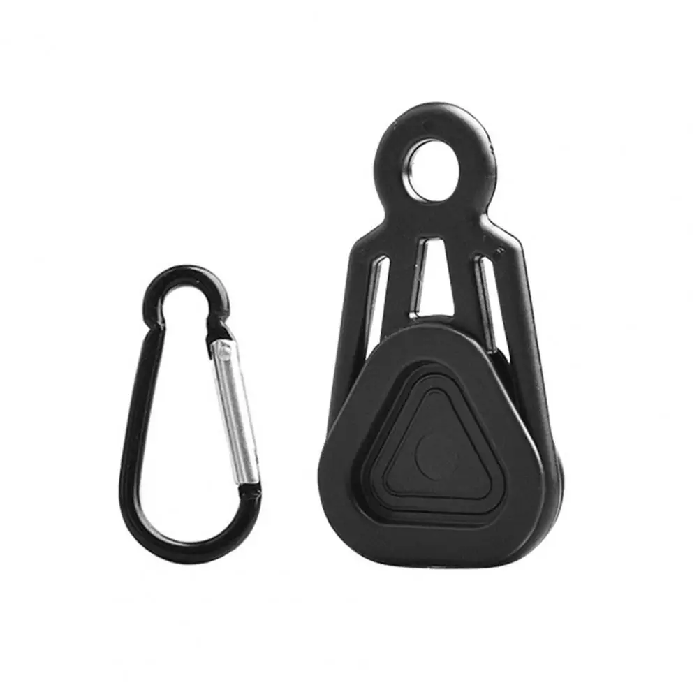 

1 Set Tarpaulin Clip Canopy Carabiner Windproof No Punching Fixed Tent Mountaineering Triangle Clip Hook Tent Accessories