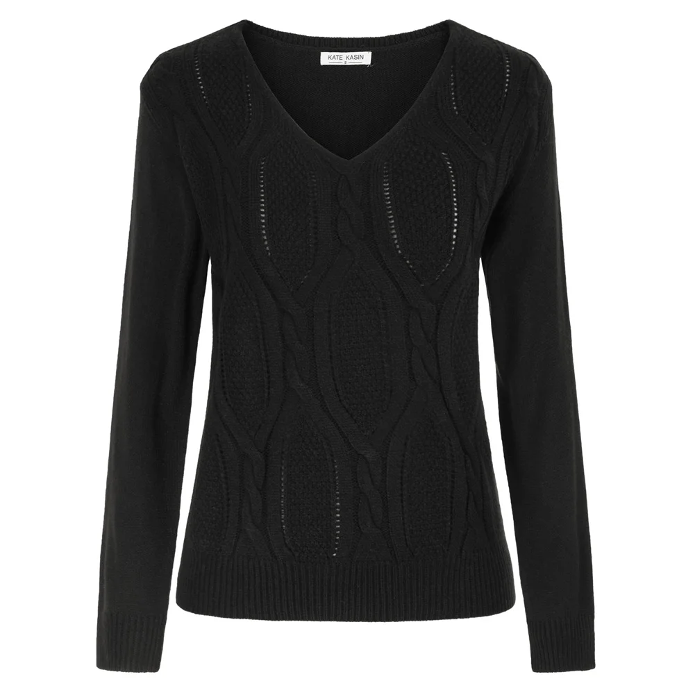 KK Women Hollowed-out Sweater Long Sleeve Dropped Shoulder V-Neck Pullover Solid Dropped Shoulders Knitwear Autumn Spring Tops
KK Women Hollowed-out Sweater Long Sleeve Dropped Shoulder V-Neck Pullover Solid Dropped Shoulders Knitwear Autumn Spring Tops