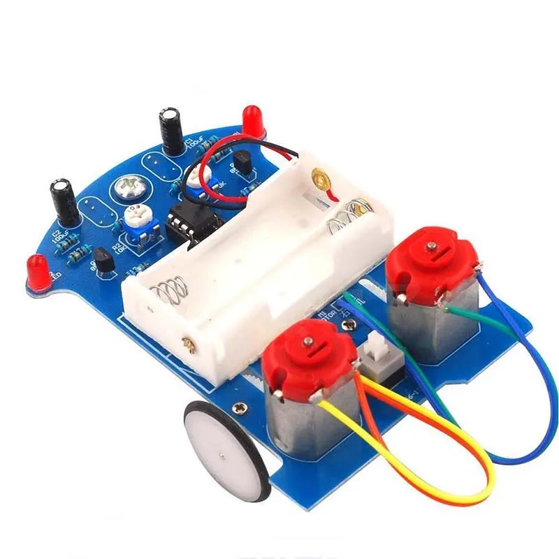 New Practice Soldering Learning Electronics Smart Car Soldering Project DIY Kids Electronics Education Toy Not Contain Batteries
New Practice Soldering Learning Electronics Smart Car Soldering Project DIY Kids Electronics Education Toy Not Contain Batteries