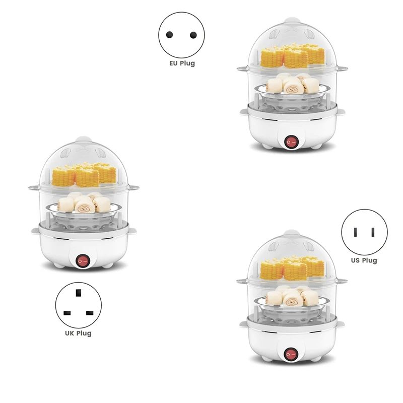 Electric Egg Cooker Double-Layer Multi-Function Egg Cooker Corn Milk Quick Breakfast Egg Steamer
Electric Egg Cooker Double-Layer Multi-Function Egg Cooker Corn Milk Quick Breakfast Egg Steamer